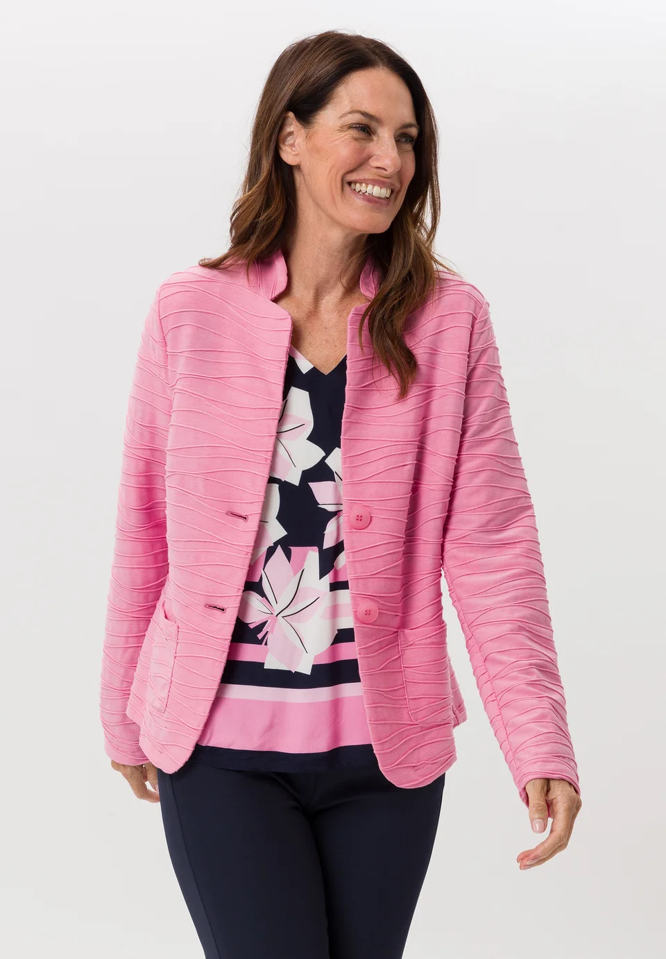 Blazer mit Knöpfen